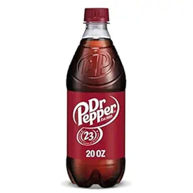20 oz Dr. Pepper.