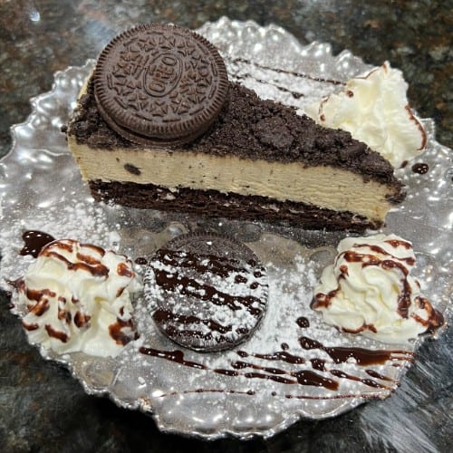 Oreo Mousse Cake.