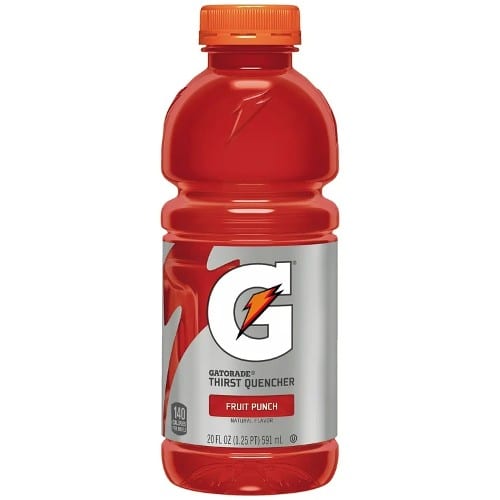Gatorade Fruit Punch.
