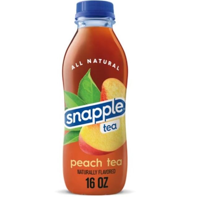 Snapple Peach Tea.