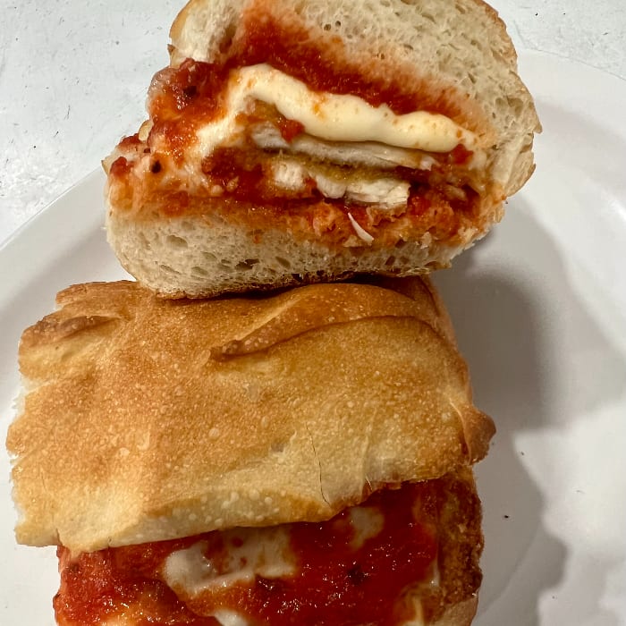 Chicken Parm Sandwich.