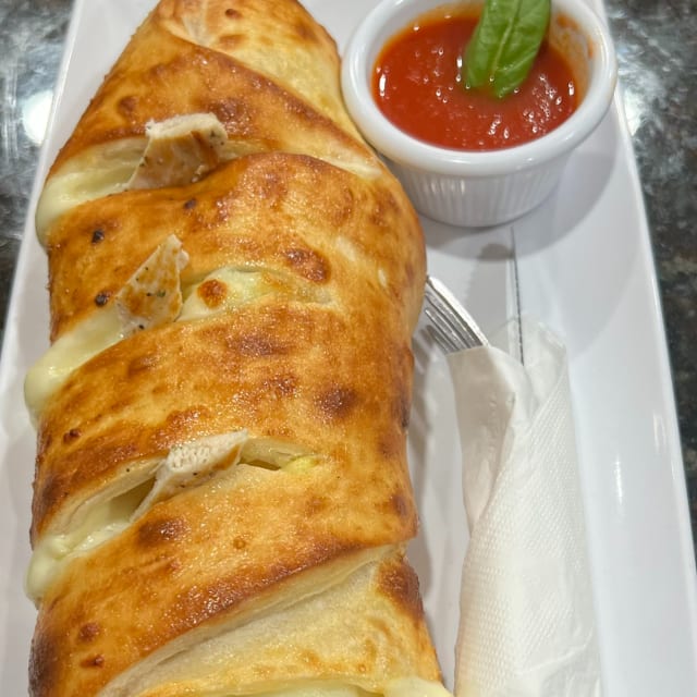 Grilled Chicken Mozzarella Roll.