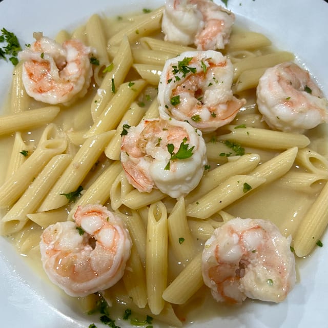 Shrimp Scampi Lunch.