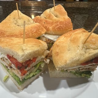 Chicken Focaccia-Fresh Mozz.Roasted Peppers