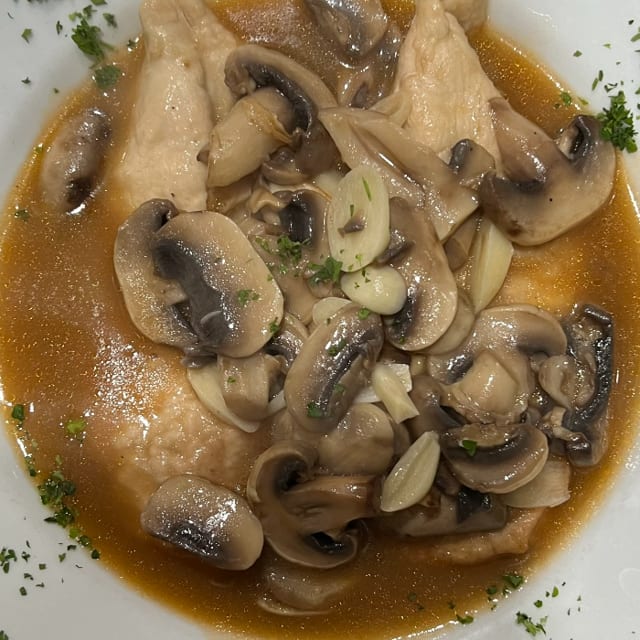 Chicken Marsala Dinner.