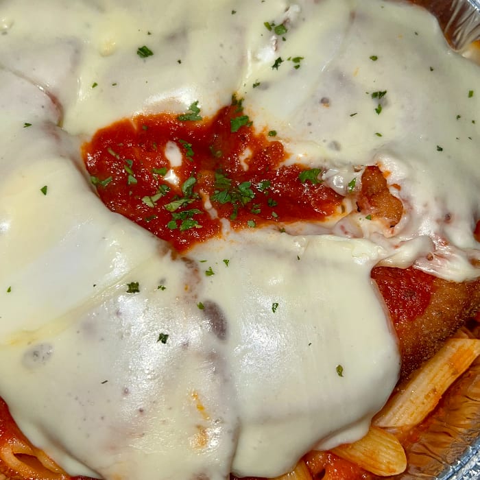Chicken Parmigiana Dinner.